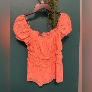 pink floral top